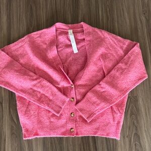 Lululemon Pink Women's Cardigan Sweater